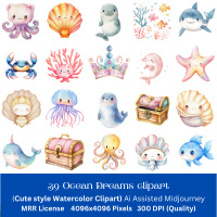 39 Ocean Dreams MRR Clipart