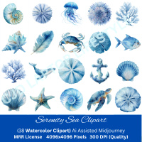 Serenity Sea Clipart