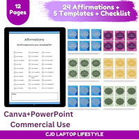 Beautiful Affirmations Templates & Checklist