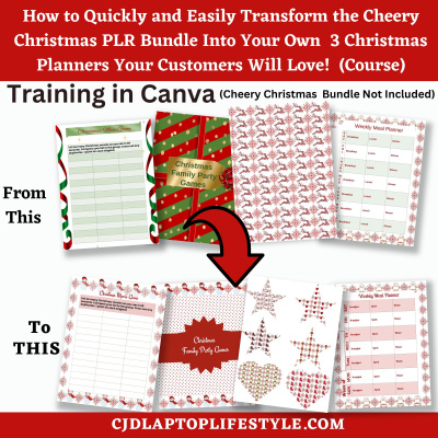 Christmas PLR  Bundle Transformation Course