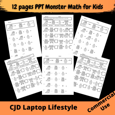 Silly Monster Math with Pictographs