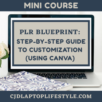 Mini-Course PLR Blueprint: A Step-by-Step Guide to Customization (Using Canva)