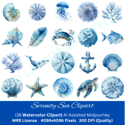 Serenity Sea Clipart