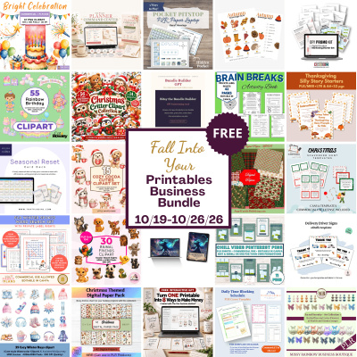 Fall Into Your Printables Business FREE Bundle