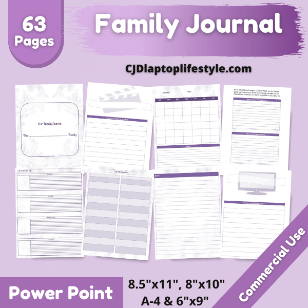 Ruth - Family Memories Journal - CJD Laptop Lifestyle