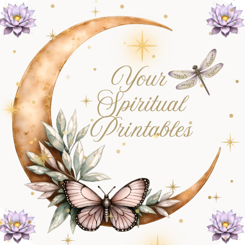Your Spiritual Prinables Purple Logo Mockup